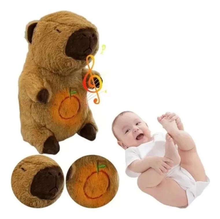 Peluche Capibara Que Respira